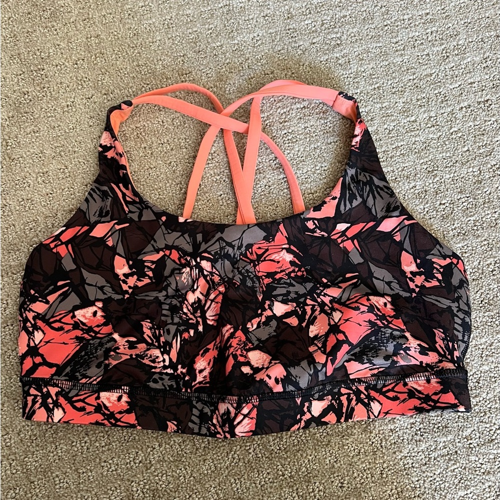 Lululemon floral sport bra